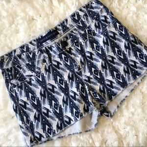 Rock & Republic Denim Shorts Lolita Native Frayed